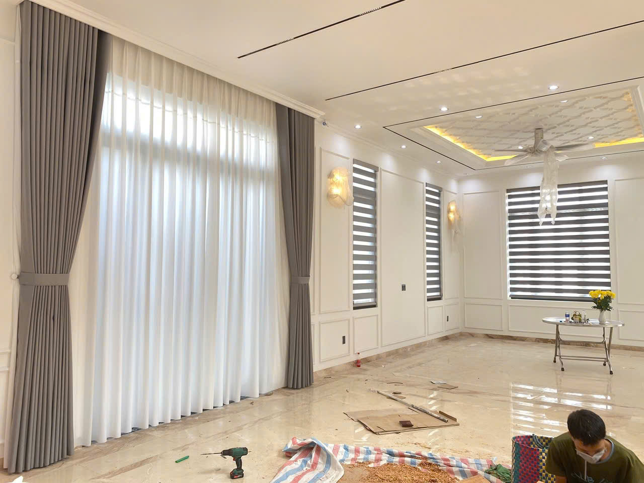 lắp đặt màn cửa Bến Cát