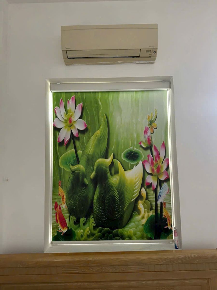 Màn sáo cuốn tranh 3D