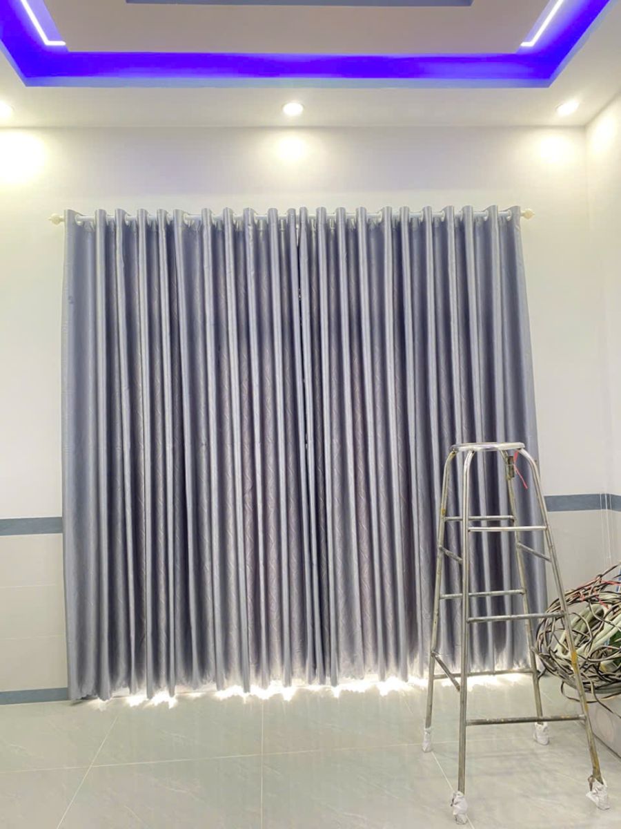  thi công lắp ráp màn vải tại Tân Đông Hiệp